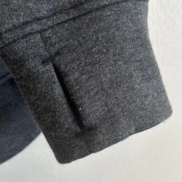 Lululemon Plush Scuba Charcoal Gray Zip-Up Hoodie - Picture 6 of 7